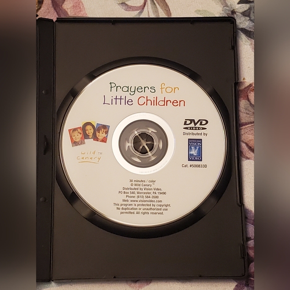 FREE WITH PURCHASE! "Prayers For Little Children" DVD - Picture 3 of 3